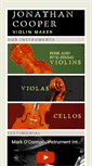 Mobile Screenshot of jcooperviolinmaker.com